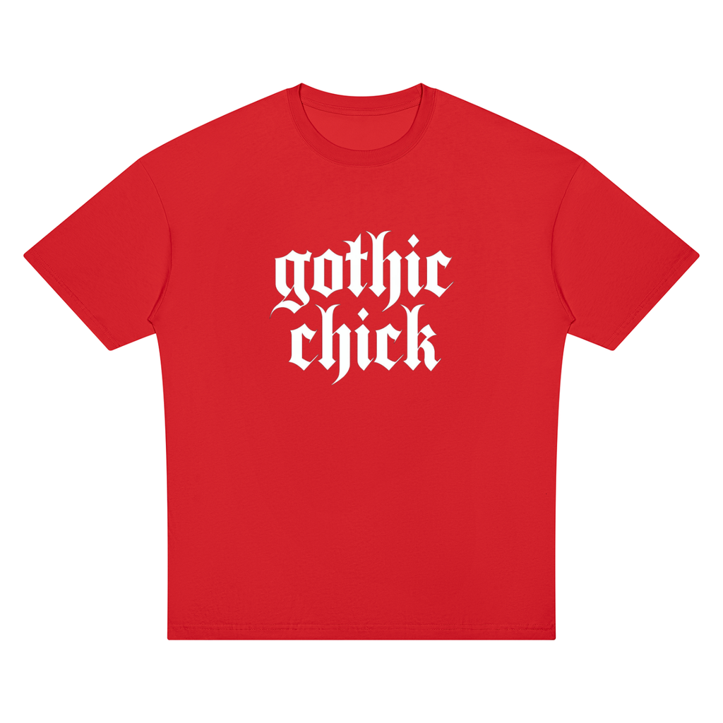 Gothic Chick Unisex Oversized Drop Shoulder T-Shirt