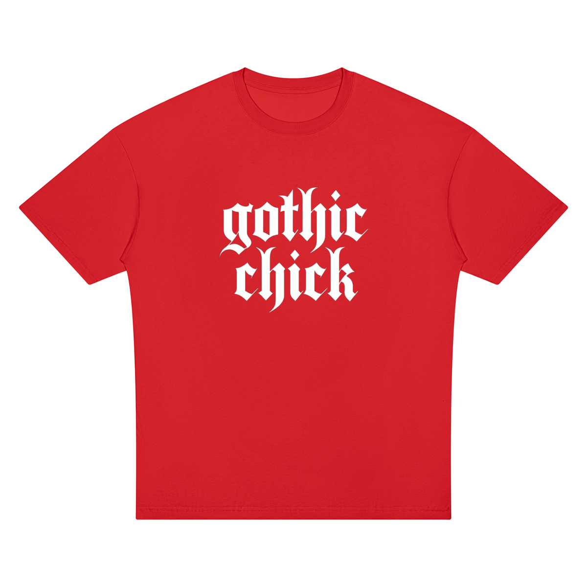 Gothic Chick Unisex Oversized Drop Shoulder T-Shirt