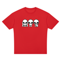 Alien No Evil Unisex Oversized Drop Shoulder T-Shirt