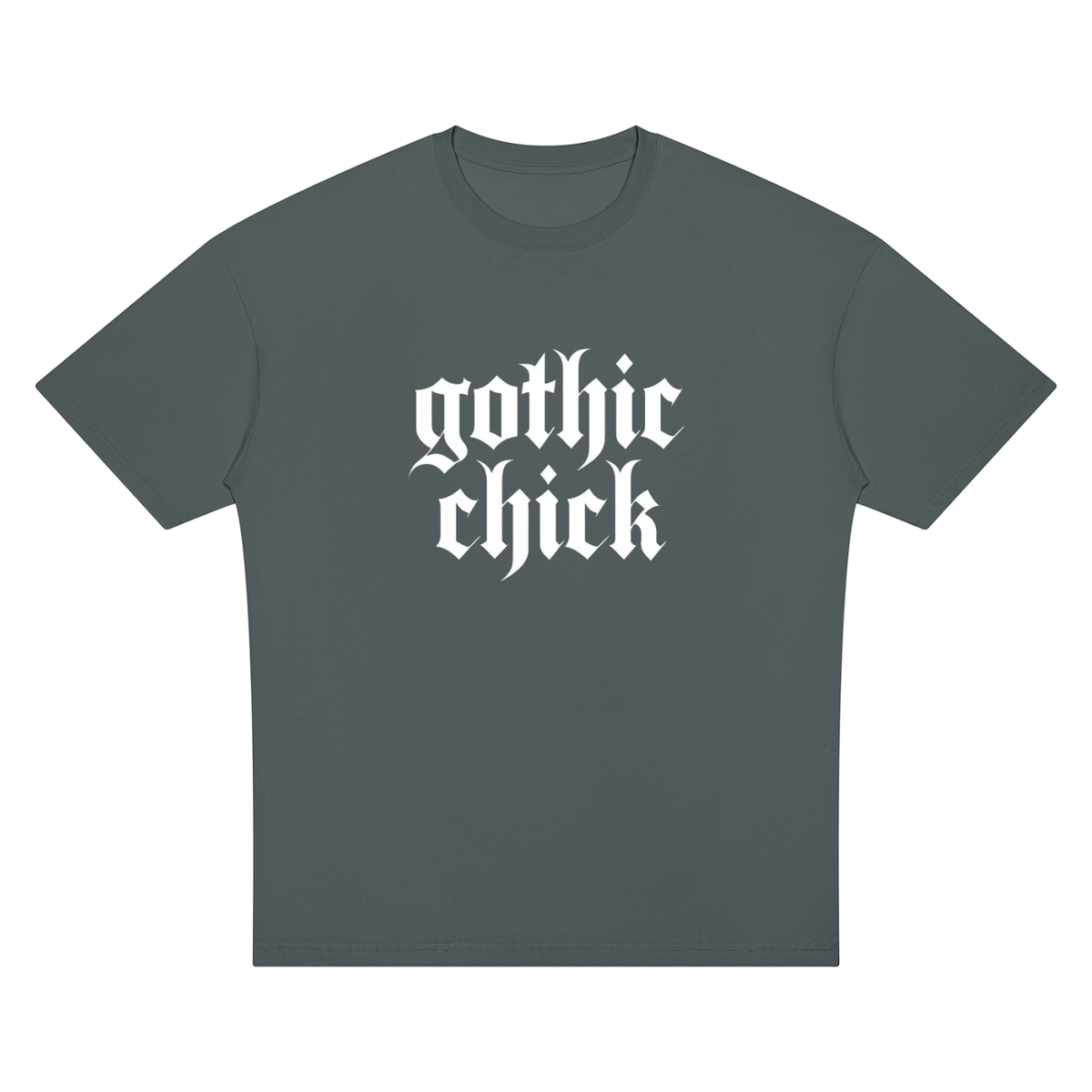 Gothic Chick Unisex Oversized Drop Shoulder T-Shirt