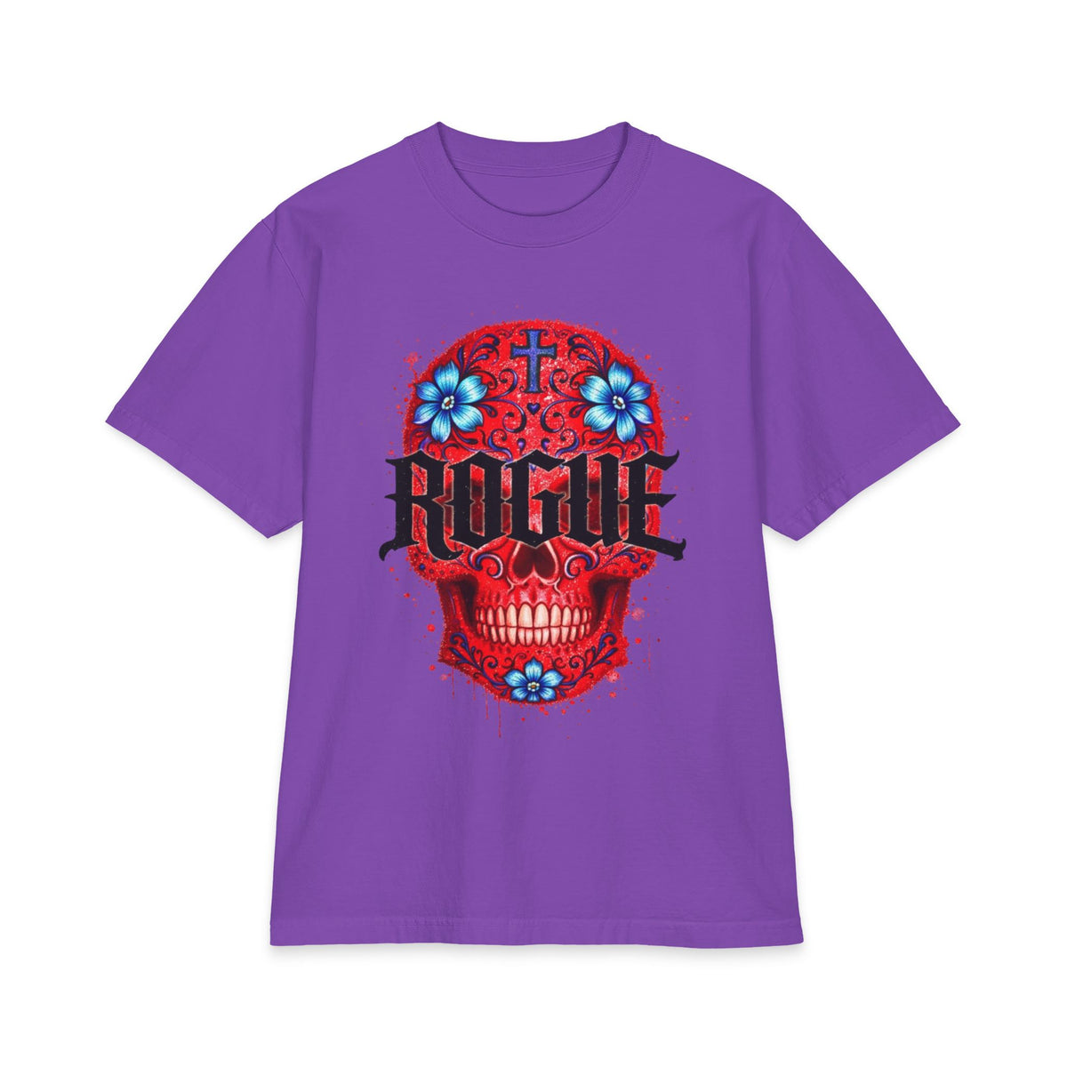 Rogue Red Sugar Skull Tee