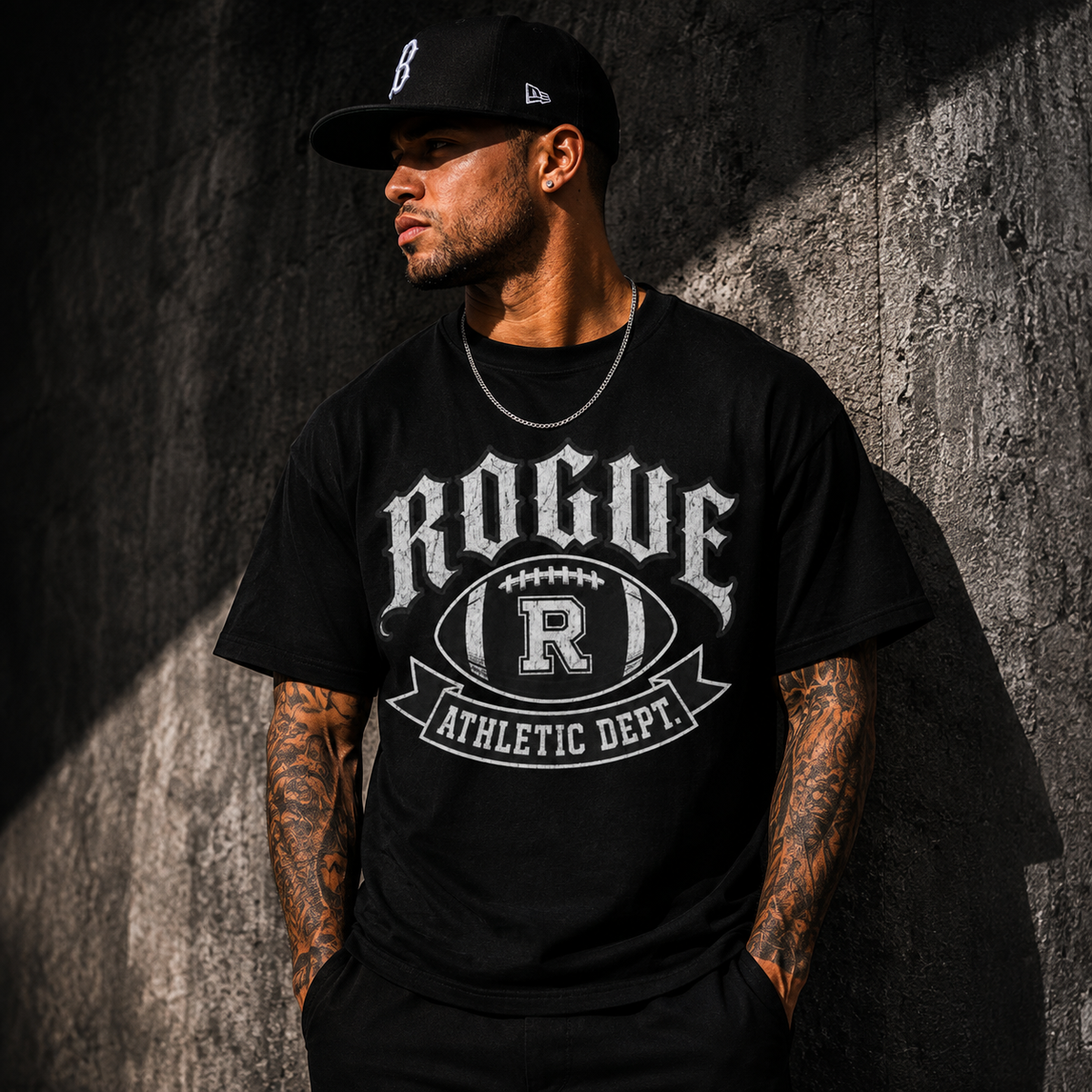 athletic,tee,shirt,streetwear,vintage,sports,football,collegiate,rogue,casual,unisex,graphic,retro,team