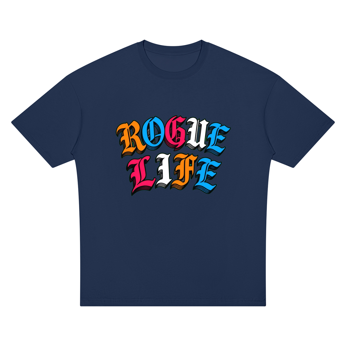 Rogue Life Unisex Oversized Drop Shoulder T-Shirt