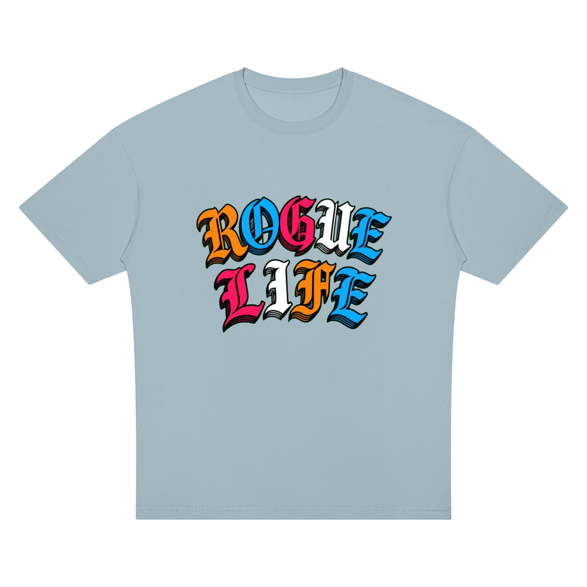 Rogue Life Unisex Oversized Drop Shoulder T-Shirt