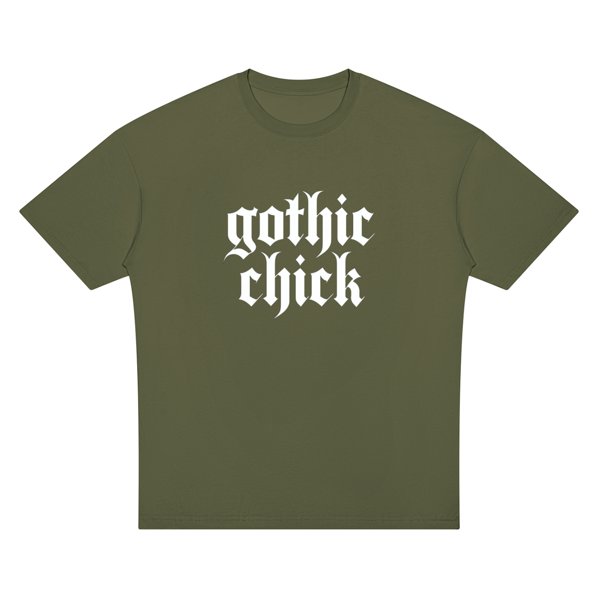 Gothic Chick Unisex Oversized Drop Shoulder T-Shirt