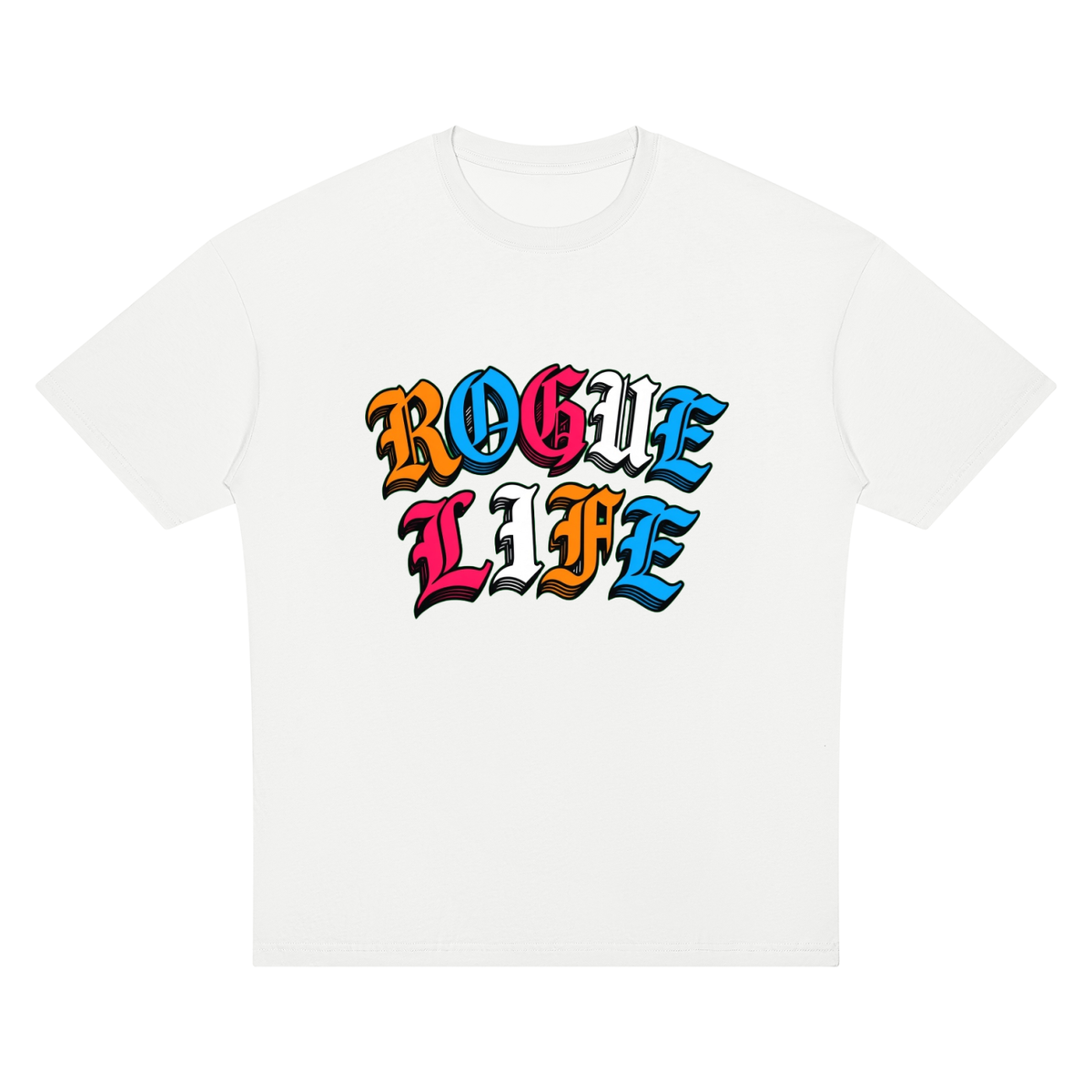 Rogue Life Unisex Oversized Drop Shoulder T-Shirt