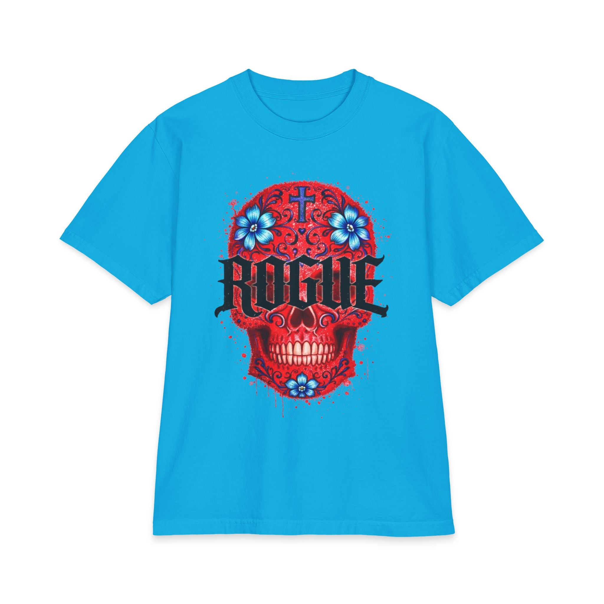Rogue Red Sugar Skull Tee