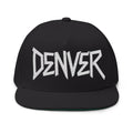 Denver Scratch Logo Flat Bill Cap