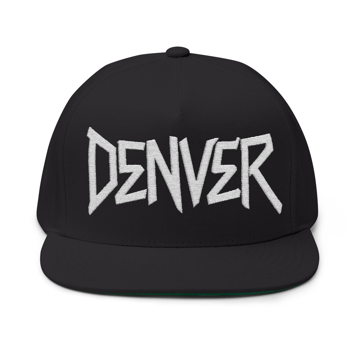 Denver Scratch Logo Flat Bill Cap