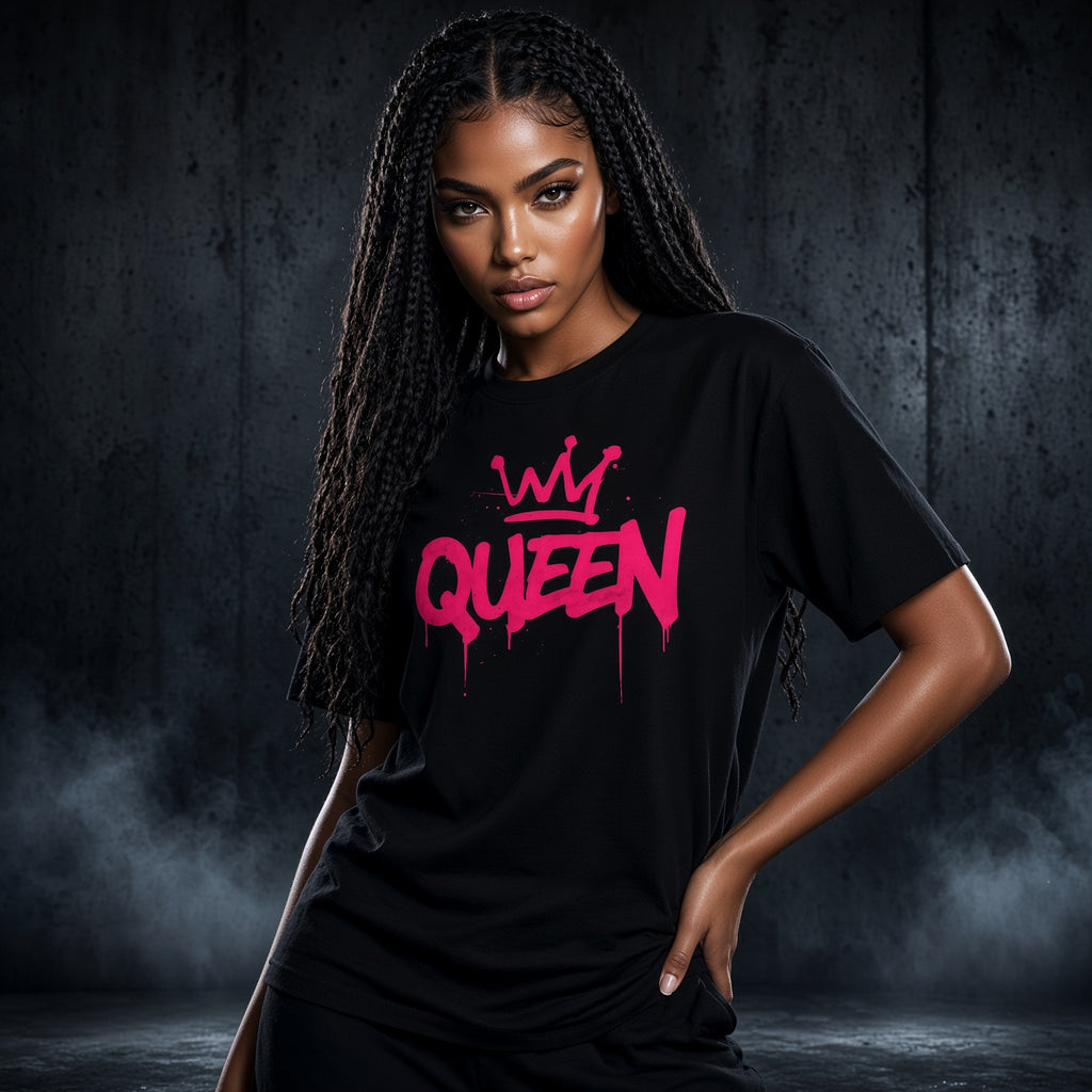 Queen Unisex Oversized Drop Shoulder T-Shirt