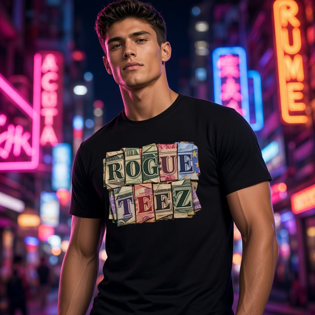 ROGUE TEEZ Money Unisex Oversized Drop Shoulder T-Shirt