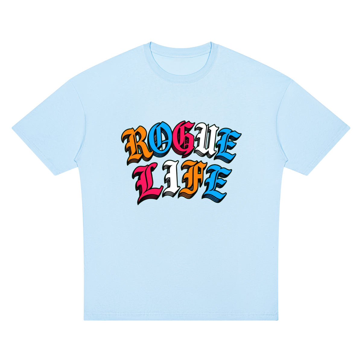 Rogue Life Unisex Oversized Drop Shoulder T-Shirt
