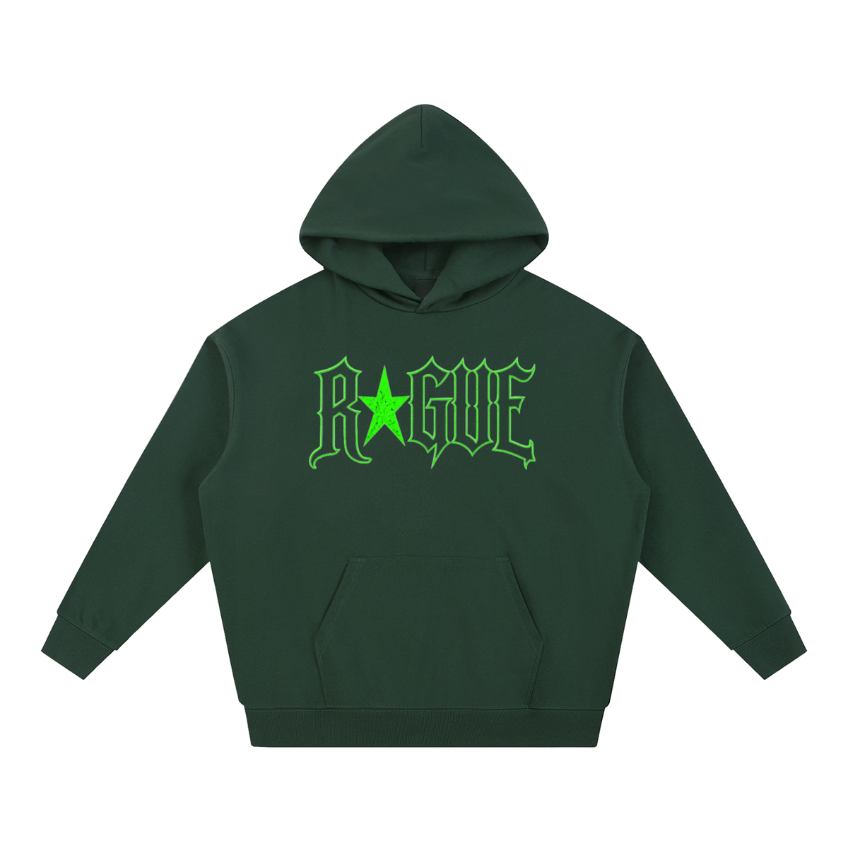 ROGUE Neon Green Essential Heavyweight Hoodie