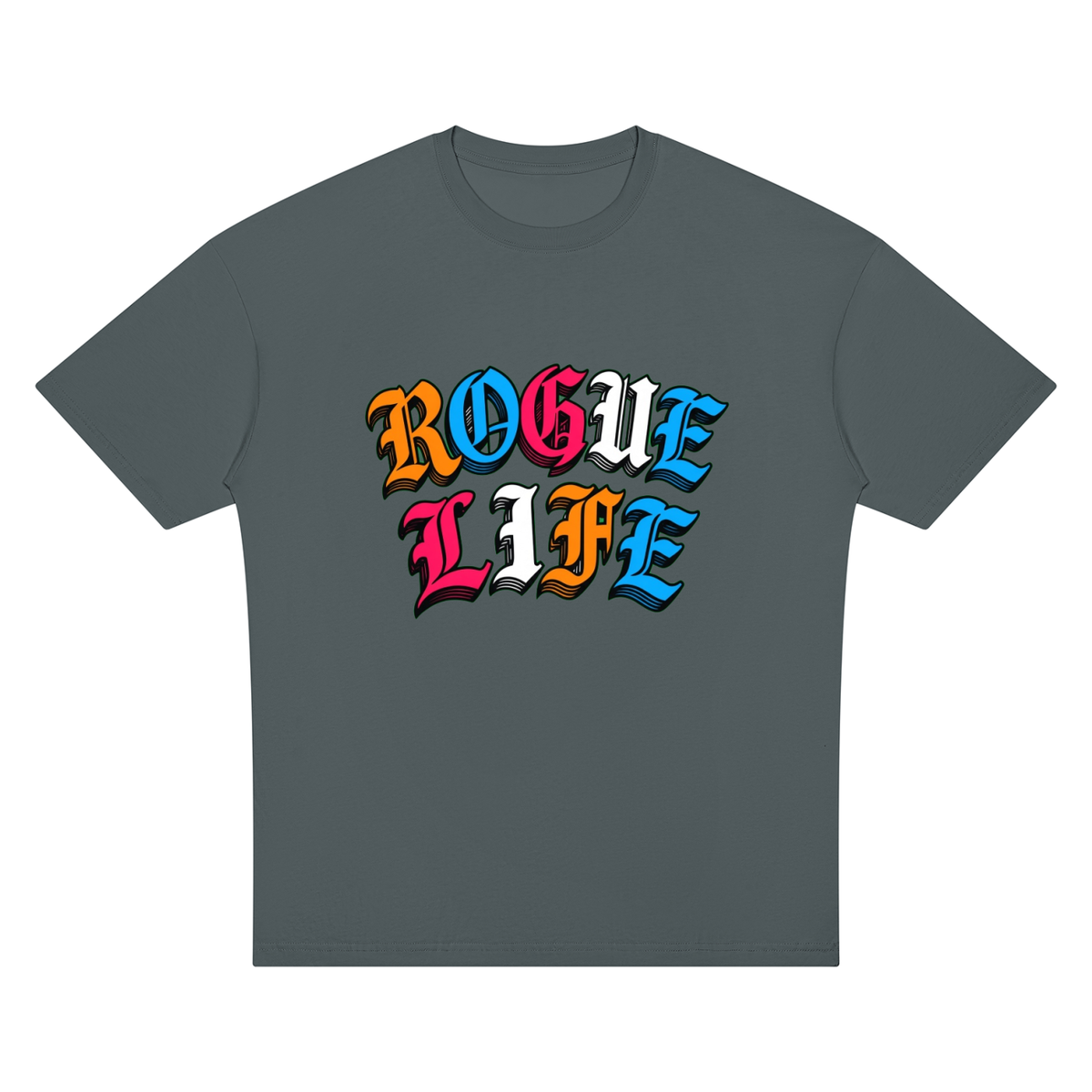 Rogue Life Unisex Oversized Drop Shoulder T-Shirt