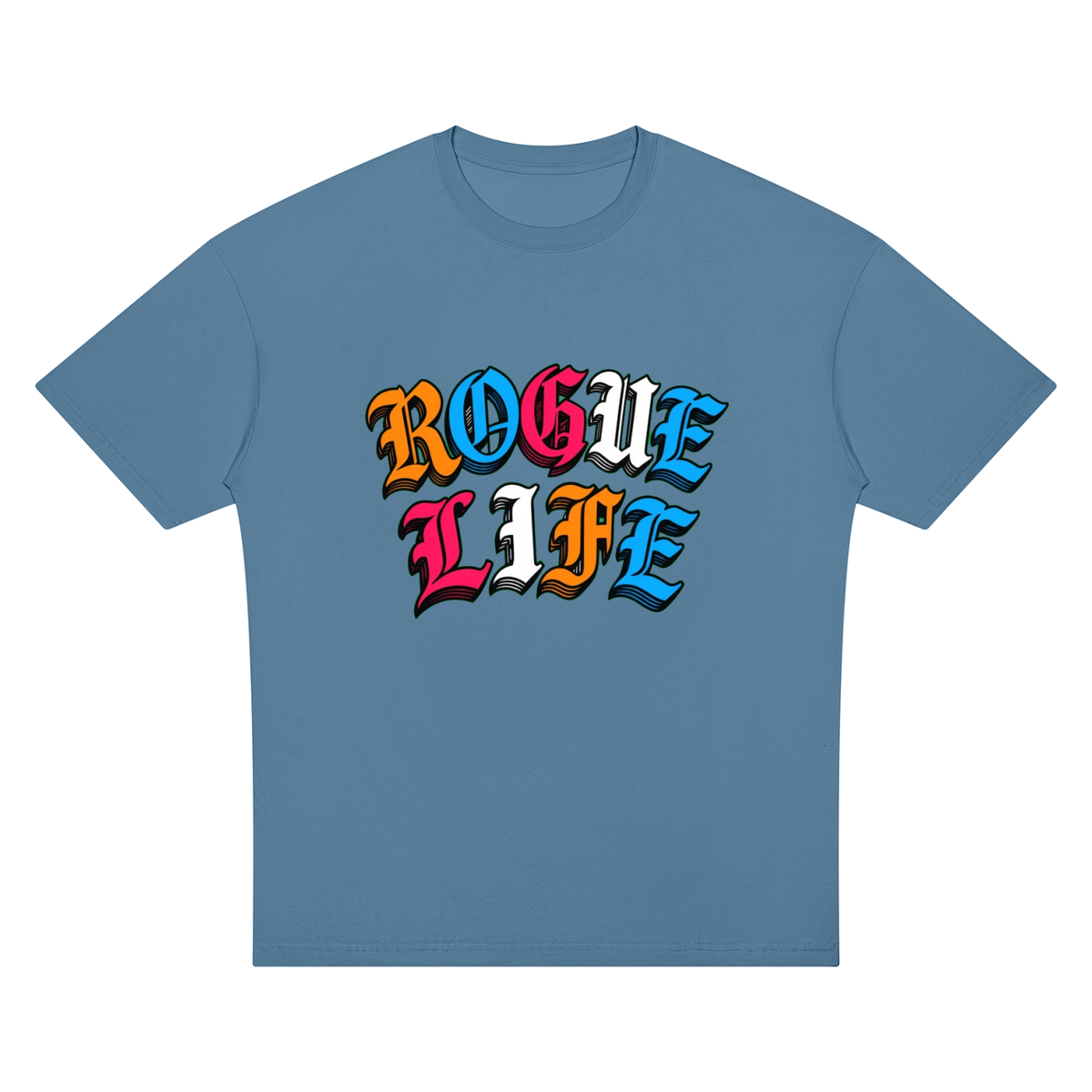 Rogue Life Unisex Oversized Drop Shoulder T-Shirt