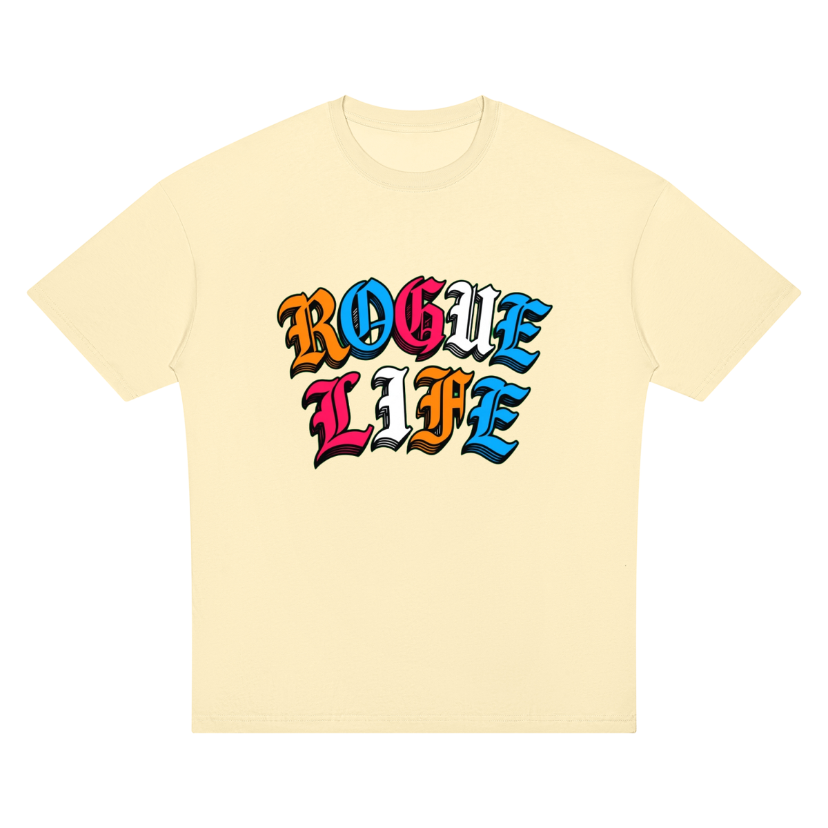 Rogue Life Unisex Oversized Drop Shoulder T-Shirt