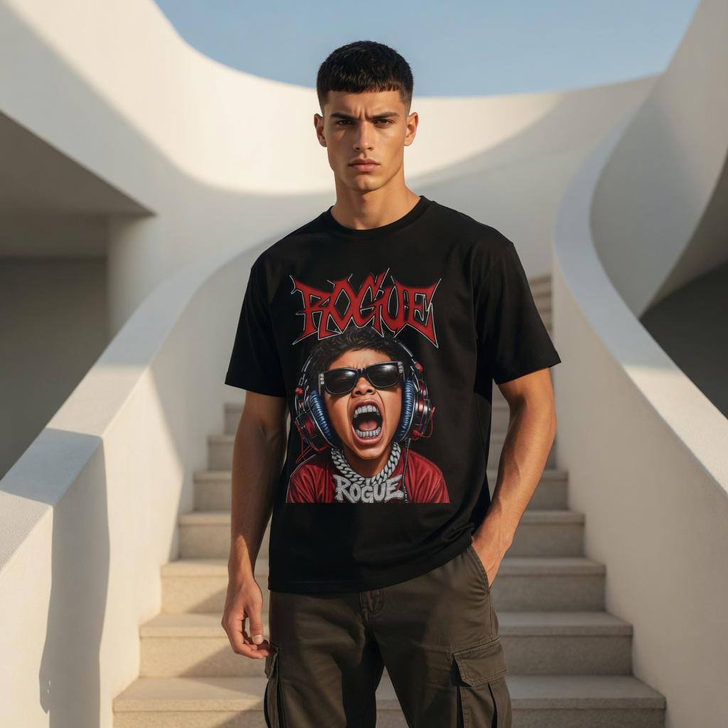 ROGUE Volume T-Shirt | Text Graphic Minimalist Typography