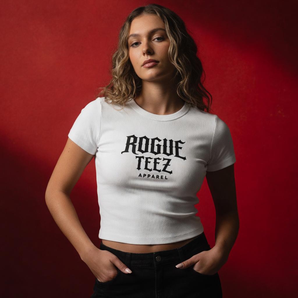 Rogue Teez Apparel | Women's Micro Rib Baby Tee