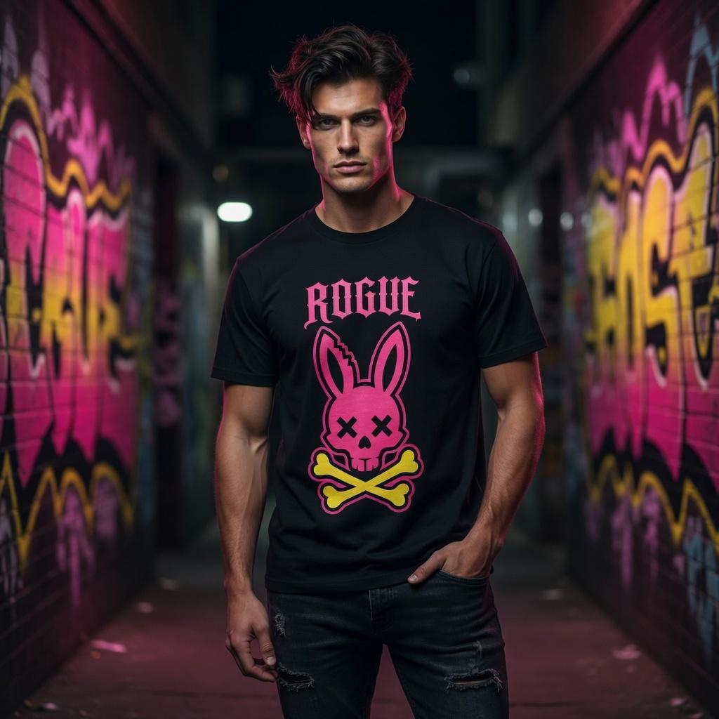 Vandal Bunny T-Shirt | Graffiti Bunny Street Art