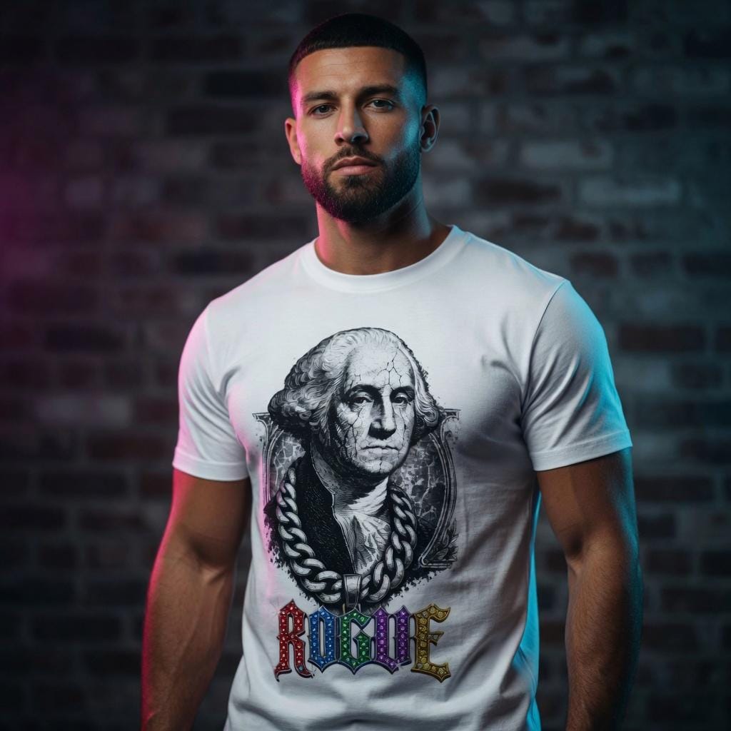 Washington Graphic Tee, Heavyweight Oversized T Shirt, Money Inspired Streetwear, Premium Cotton Urban Graphic Shirt