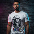 Washington Graphic Tee, Heavyweight Oversized T Shirt, Money Inspired Streetwear, Premium Cotton Urban Graphic Shirt