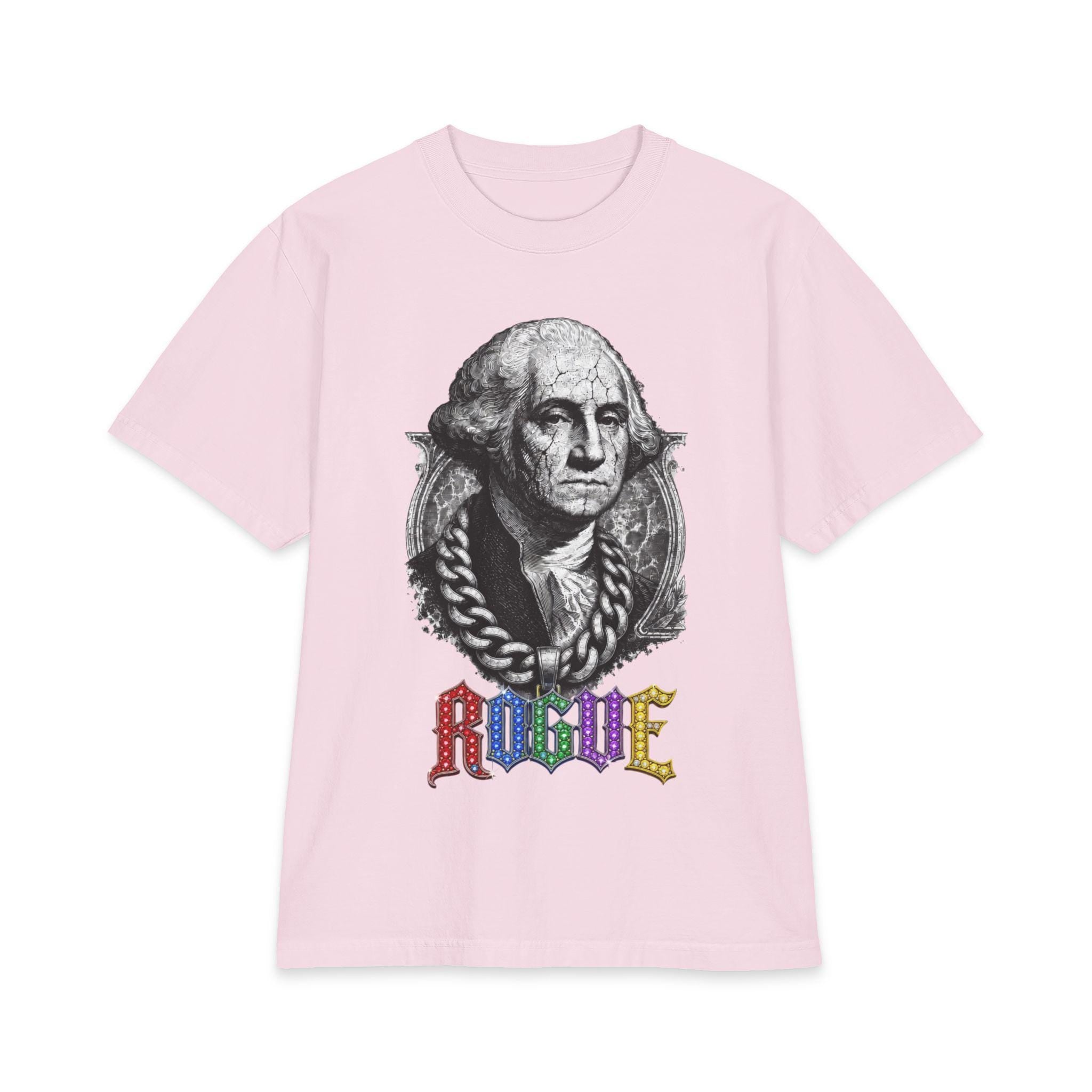 Washington Graphic Tee, Heavyweight Oversized T Shirt, Money Inspired Streetwear, Premium Cotton Urban Graphic Shirt