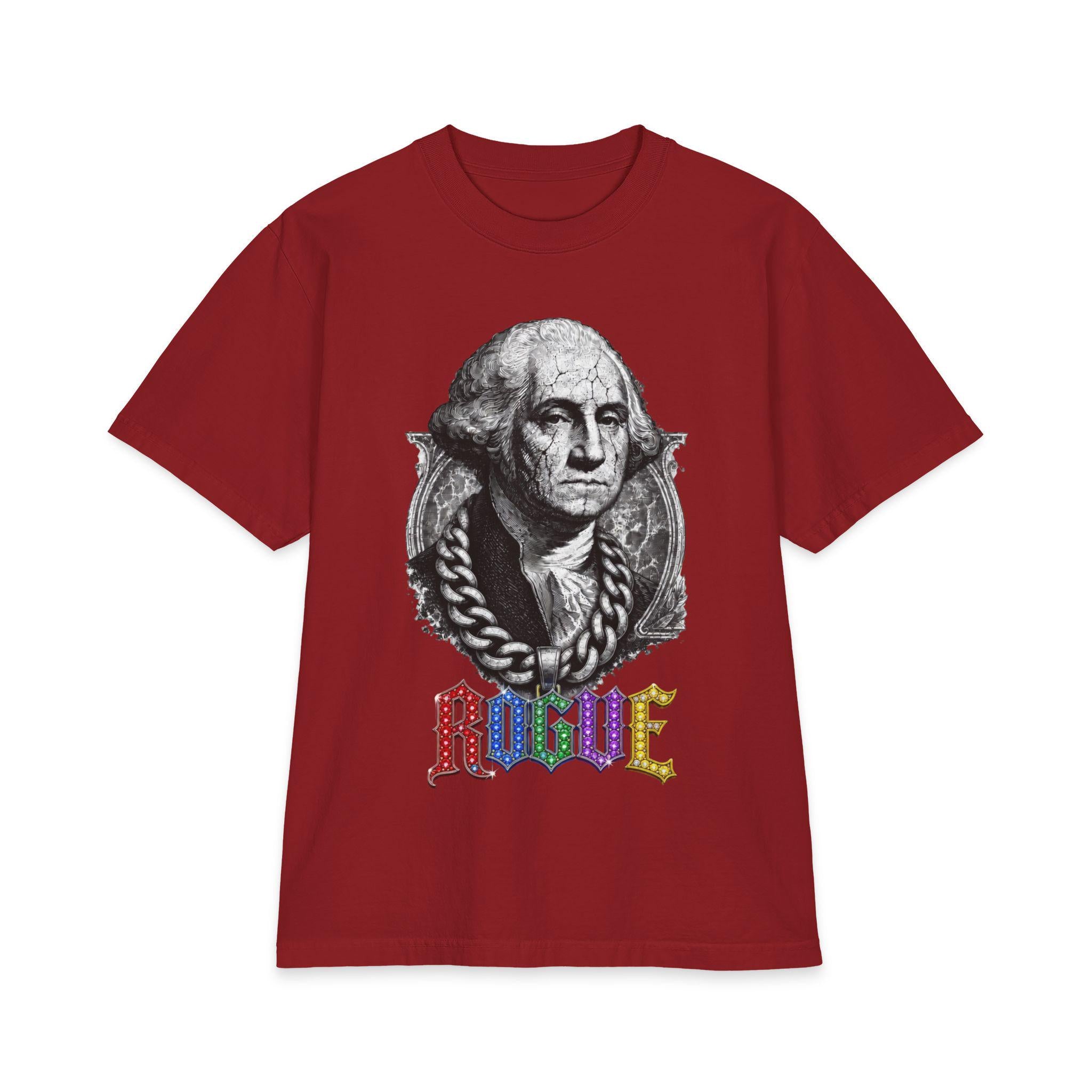 Washington Graphic Tee, Heavyweight Oversized T Shirt, Money Inspired Streetwear, Premium Cotton Urban Graphic Shirt