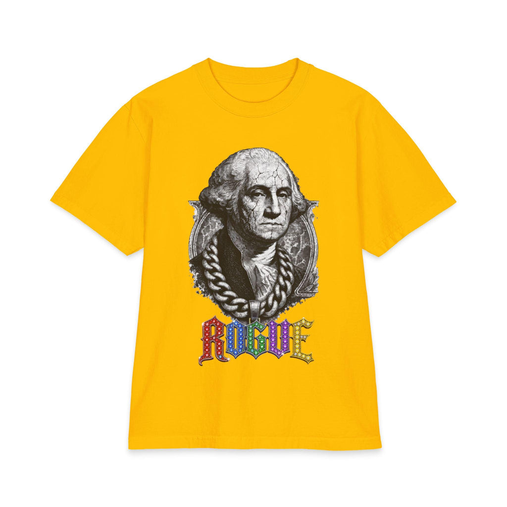 Washington Graphic Tee, Heavyweight Oversized T Shirt, Money Inspired Streetwear, Premium Cotton Urban Graphic Shirt